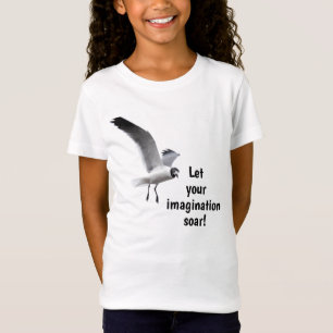 Laat je fantasie vliegen! Vliegende zeemeeuw T-shirt