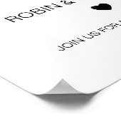 Laat je favoriete handschrift ophangen | Moderne k Poster (Hoek)