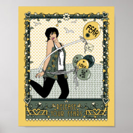 Laat je fears_C_8x10 Poster vrij