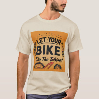 Laat je fiets het woord voeren t-shirt
