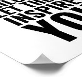 Laat je fouten niet begraven | Inspirerend prijsop Poster (Hoek)