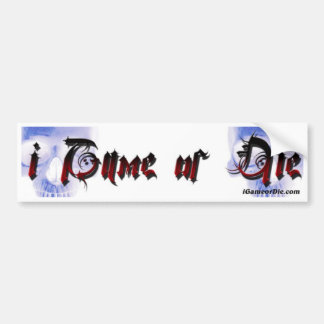 Laat je Gamer trots zien met iGoD bumperstickers