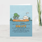 Laat je geest afdrijven kaart (Voorkant)