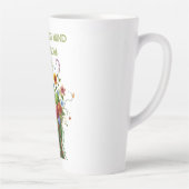 Laat je geest bloeien latte mok (Rechts)