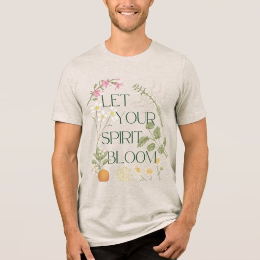 Laat je geest bloeien T-shirt (Voorkant)