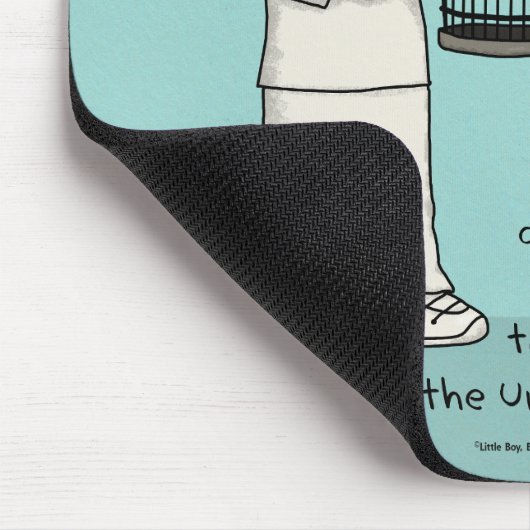 Laat je geest eruit muismat (Hoek)