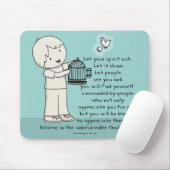 Laat je geest eruit muismat (Met muis)