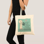 Laat je geest eruit tote bag (Voorkant (product))