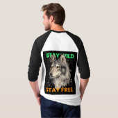 "Laat je geest los: het beste ontwerp van Stay Wil T-shirt (Achterkant volledig)