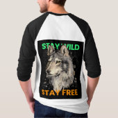 "Laat je geest los: het beste ontwerp van Stay Wil T-shirt (Achterkant)