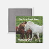 Laat je geest vrij! Magneet (Voorkant / Achterkant)