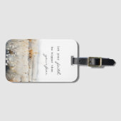 Laat je geloof groter zijn dan angst Christelijk Q Bagagelabel (Voorkant (horizontaal))