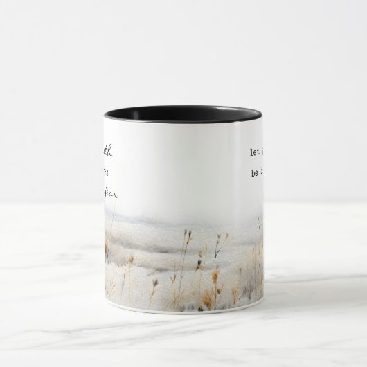 Laat je geloof groter zijn dan angst Christelijk Q Mok (Midden)