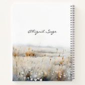 Laat je geloof groter zijn dan angst Christelijk Q Notitieboek (Achterkant)