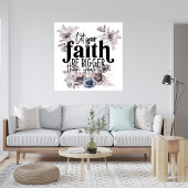 Laat je geloof groter zijn dan je Poster van angst