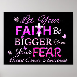 Laat je geloof groter zijn poster