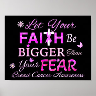 Laat je geloof groter zijn poster