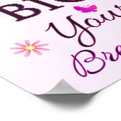 Laat je geloof groter zijn poster (Hoek)