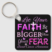 Laat je geloof groter zijn sleutelhanger (Voorkant)