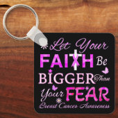 Laat je geloof groter zijn sleutelhanger (Voorkant)