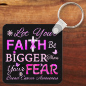 Laat je geloof groter zijn sleutelhanger (Achterkant)