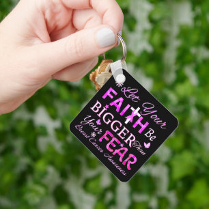 Laat je geloof groter zijn sleutelhanger