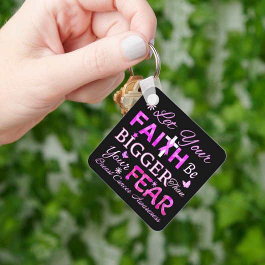 Laat je geloof groter zijn sleutelhanger (Hand)