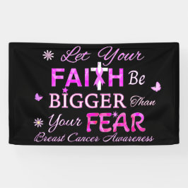 Laat je geloof groter zijn spandoek