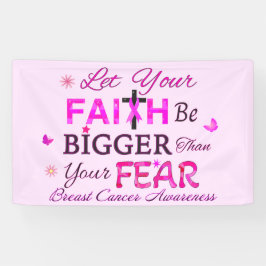 Laat je geloof groter zijn spandoek