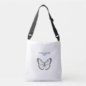 Laat je geloof vluchten crossbody tas (Voorkant)