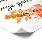 Laat je glimlach de wereld veranderen poster (Hoek)