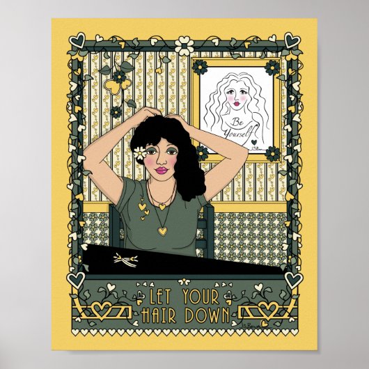 Laat je haar los_C_8x10 Poster (Voorkant)