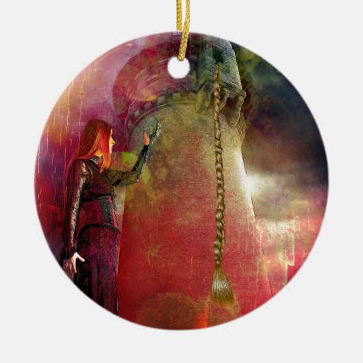 LAAT JE HAAR ZAKKEN KERAMISCH ORNAMENT (Voorkant)