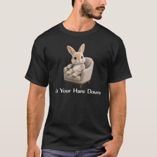 'Laat je haas los' Konijn Design T-shirt