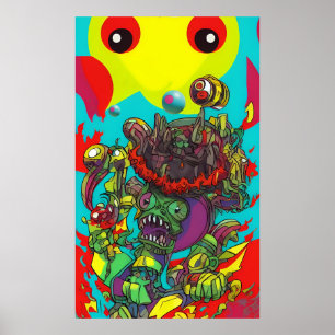 Laat je hallucinaties vrij - Ken Gage Art Poster