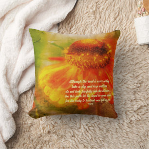 Laat je hart je gids zijn Zinnia Inspirerende Quot Kussen