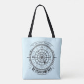 Laat je hart je kompas zijn tote bag (Achterkant)