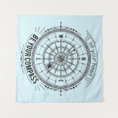 Laat je hart je kompas zijn wandkleed (Voorkant (horizontaal))