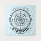 Laat je hart je kompas zijn wandkleed (Voorkant)