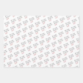 Laat je hart licht rood zijn inpakpapier vel (Voorkant)