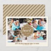 Laat je hart licht zijn op de feestdag feestdagenkaart (Voorkant / Achterkant)