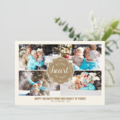 Laat je hart licht zijn op de feestdag feestdagenkaart (Staand voorkant)