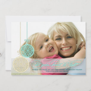 Laat je hart licht zijn op de volledige pagina Fot Feestdagenkaart