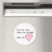 Laat je hart niet in de problemen komen magneet (Insitu (Vaatwasser))