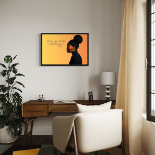 Laat je hart niet in de war raken – Inspirerend Poster