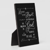 Laat je hart niet lastig vallen fotoplaat (Zijkant)