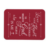 Laat je hart niet lastig vallen magneet (Horizontaal)