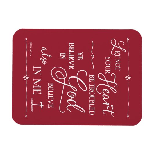 Laat je hart niet lastig vallen magneet (Horizontaal)