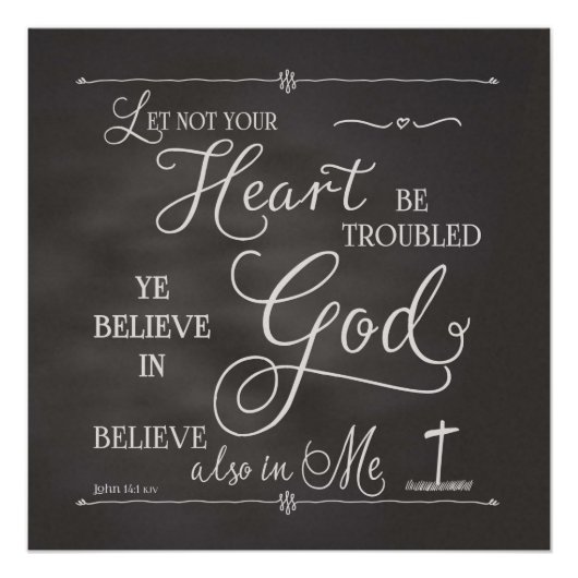 Laat je hart niet lastig vallen perfect poster (Voorkant)