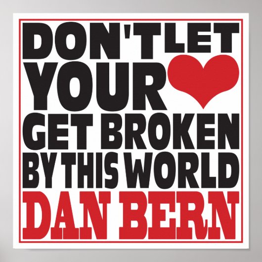 Laat je hart niet...Poster Poster (Voorkant)